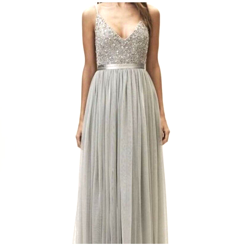 BHLDN Dress Anthropologie Avery Dress Size 4 ball gown wedding maxi